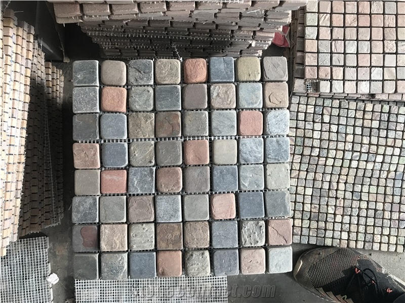 Brown Forest Marble Mosaic