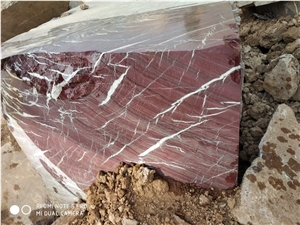 Indo Levanto Red Marble Block, India Red Marble
