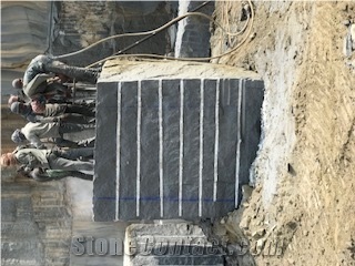 Jet Black Granite Blocks