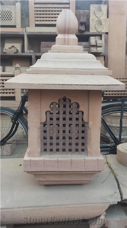 Jodhpur Pink Sandstone Lanterns