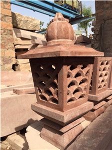 Jodhpur Pink Sandstone Lanterns
