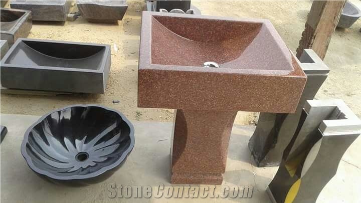 New Imperial Red Granite Sinks & Basins