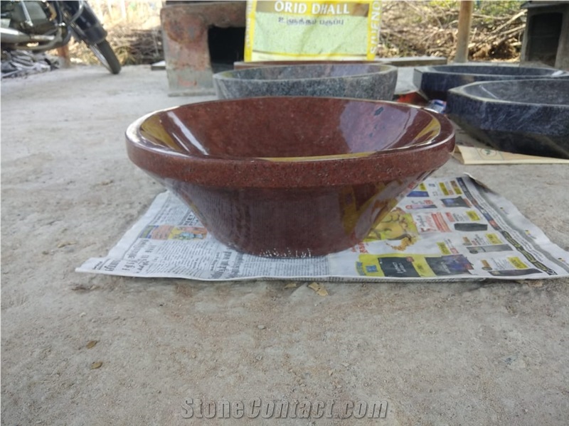 New Imperial Red Granite Sinks & Basins