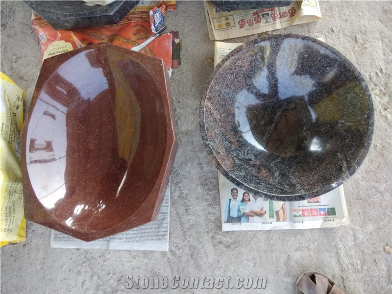 New Imperial Red Granite Sinks & Basins