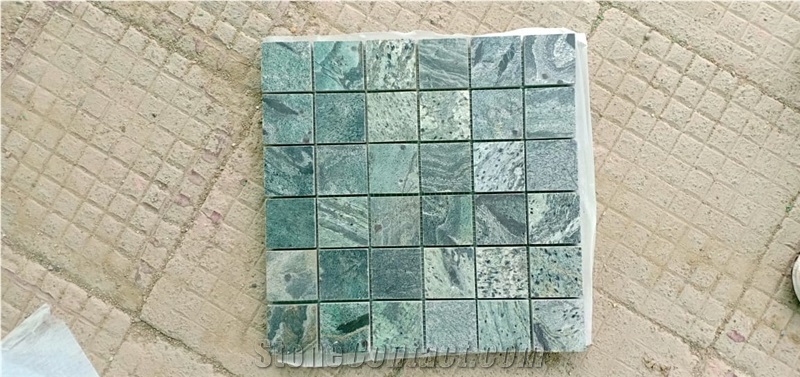 Rain Forest Green Marble Mosaic