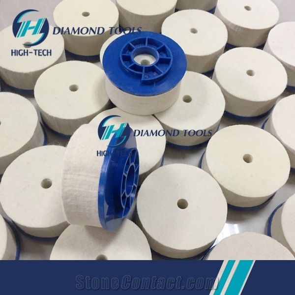 Snail Lock Polishing Pad,Woll Buff Polishing Wheel