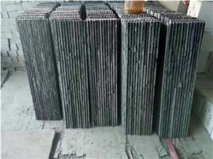 Black Slate Ledge Stone Wall Panels Black Slate Ledge Stone Wall Panels