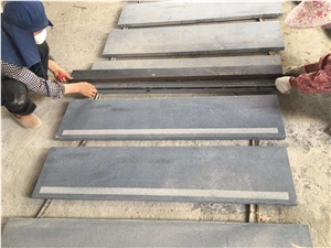 Original G654 Black Granite Honed Stair Riser Original G654 Black Granite Honed Stair Riser