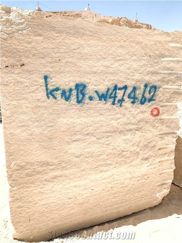 Atashkooh Beige Travertine Block, Iran Beige Travertine