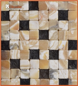 Alabastar, Onyx Alabaster Mosaic Tiles