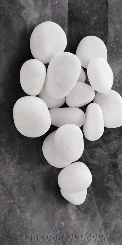 White Quartz Pebbles