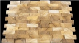 Picasso Marble Split Face Mosaic,   Split Mosaic