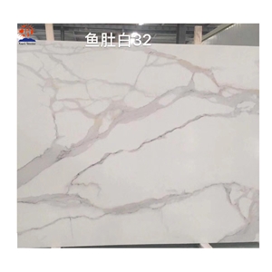 Calacatta Faux Marble Slab Artificial Stone
