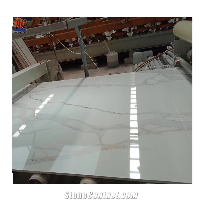 Calacatta Faux Marble Slab Artificial Stone