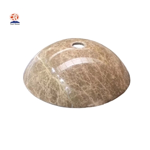 Emperador Light Marble Wash Bowls for Bathroom