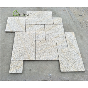 G682 Paving Tile Panel Yellow Beige Granite Patio G682 Paving Tile Panel Yellow Beige Granite Patio