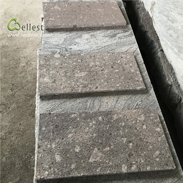 G949 Paving Tile Wall Cladding Grey Purple Granite