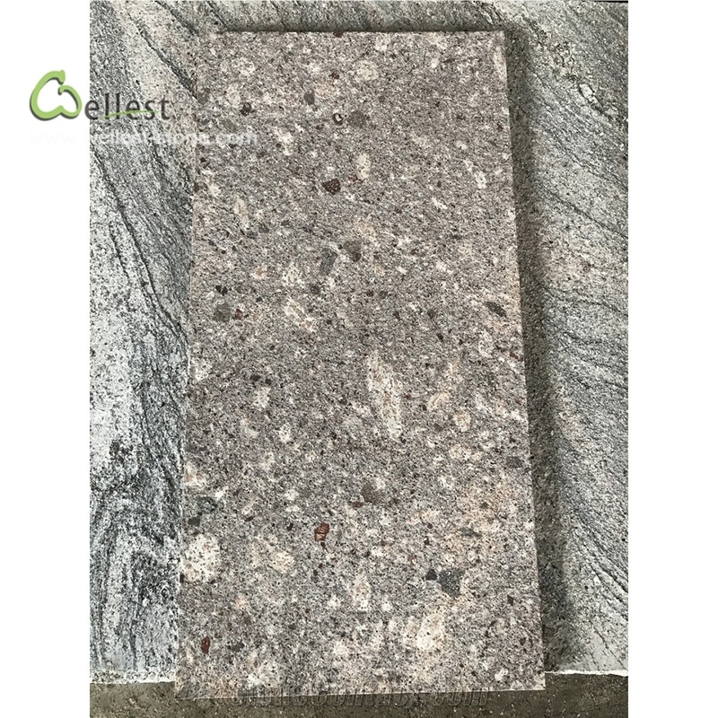 G949 Paving Tile Wall Cladding Grey Purple Granite