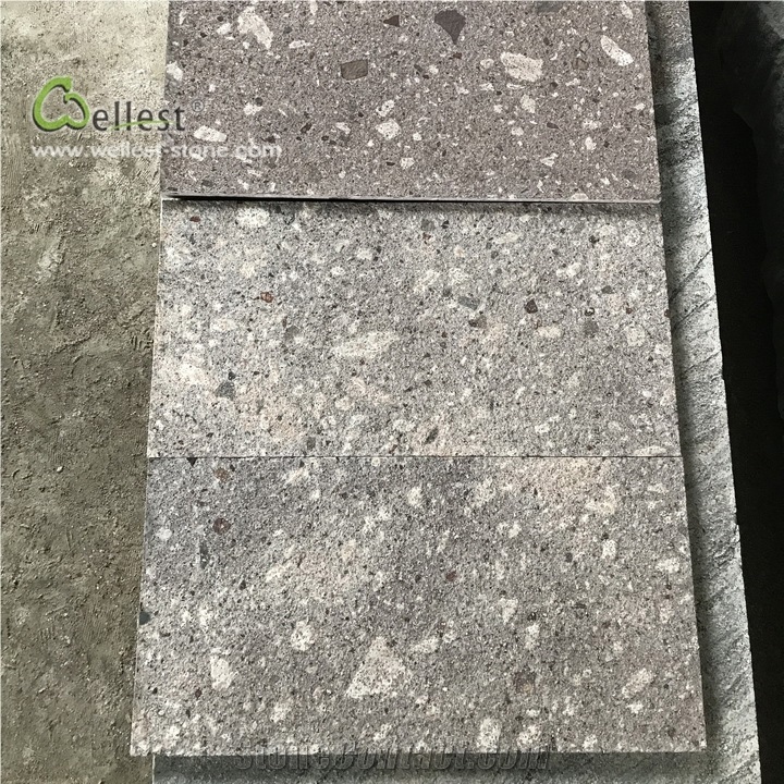 G949 Paving Tile Wall Cladding Grey Purple Granite