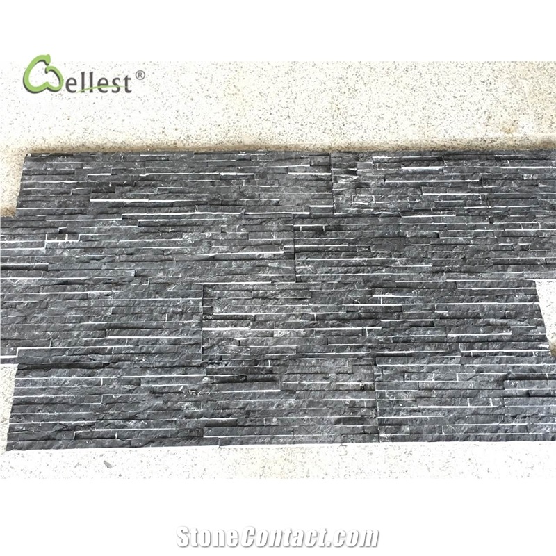 M501 Marble Ledge Veneer Natrual Black Marquina