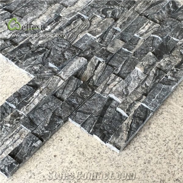 M711 Marble Wall Cladding Ancient Wood Grain