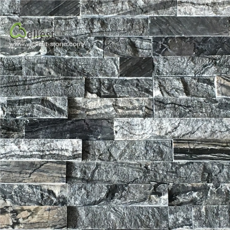 M711 Marble Wall Cladding Ancient Wood Grain