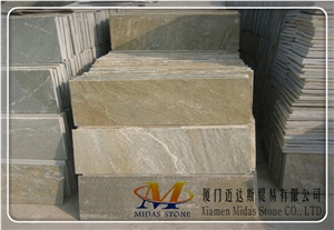 China Rustic Slate Pavers/ Black Slate Tiles