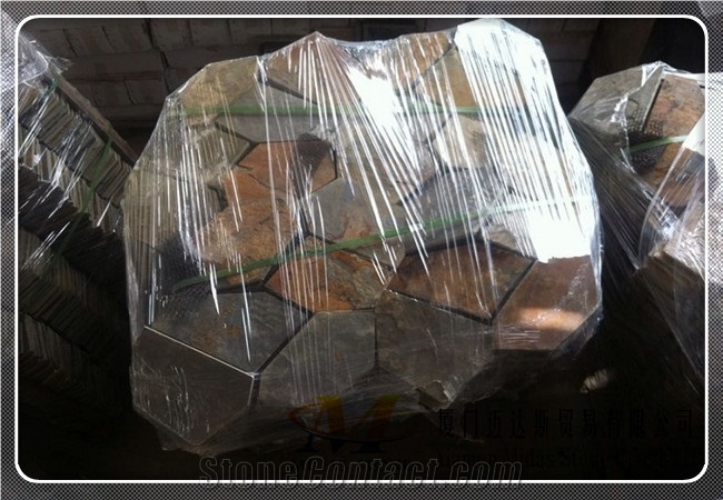 Rusty Slate Tile, China Yellow Slate