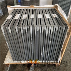 Sawn Cut Basalt Tiles with Cat Paws