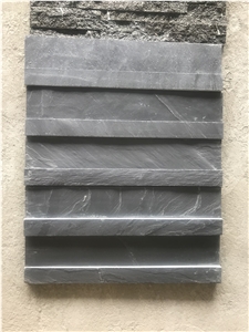 Black Stacked Stone Veneer For Wall Cladding,Culture Stone