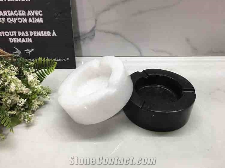 Cigar Ash Tray with Marble
