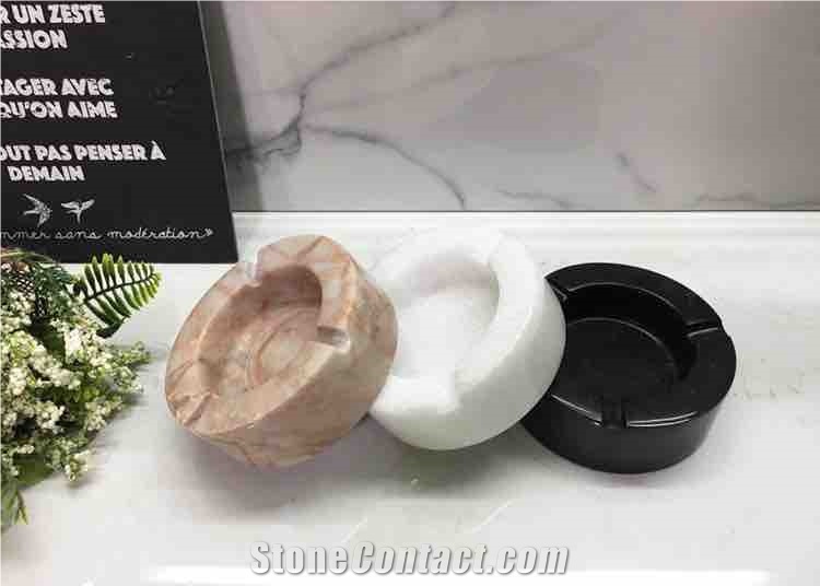 Cigar Ash Tray with Marble