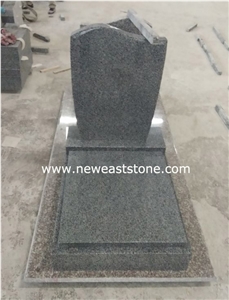 Czech Small Simple G654 Granite Full Set Tombstone