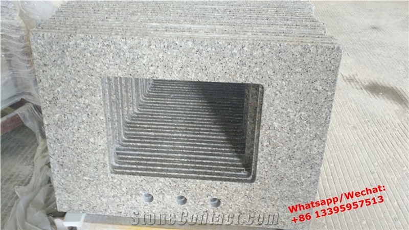 Brown Color Artificial Quartz Stone Vanity Tops
