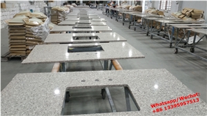 Brown Color Artificial Quartz Stone Vanity Tops