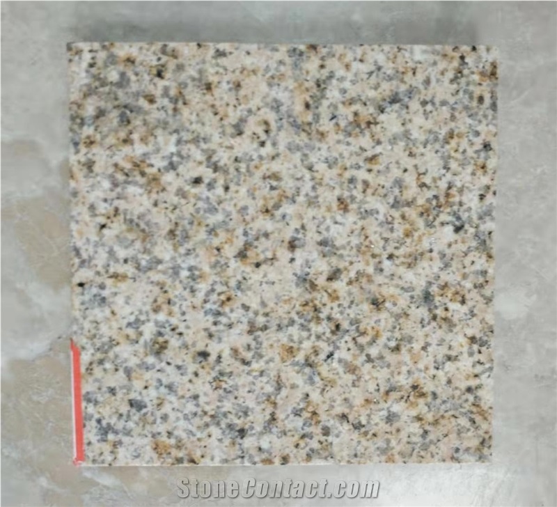 China G682 Rusty Yellow Gold Granite Slabs Tiles