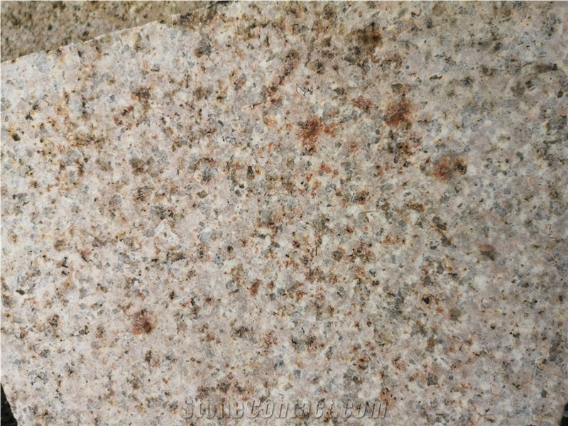China G682 Rusty Yellow Gold Granite Slabs Tiles
