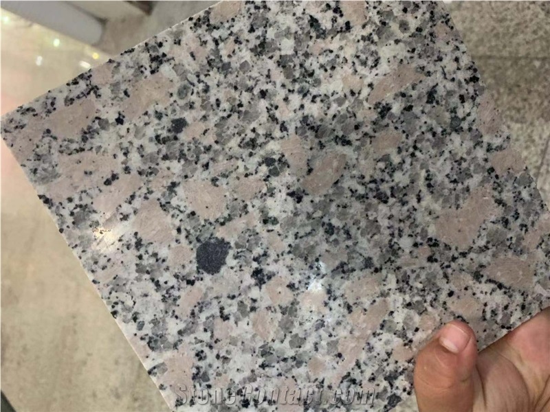 China Pink Flower Pearl Red Granite Tiles