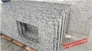 China Wave/Spray White Granite Kitchen Countertops