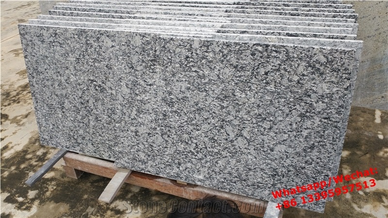 China Wave/Spray White Granite Kitchen Countertops