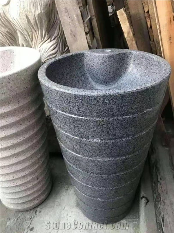 Decorative G654 Granite Garden Basin Sinks