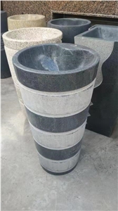 Decorative G654 Granite Garden Basin Sinks