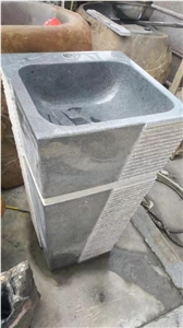 Decorative G654 Granite Garden Basin Sinks