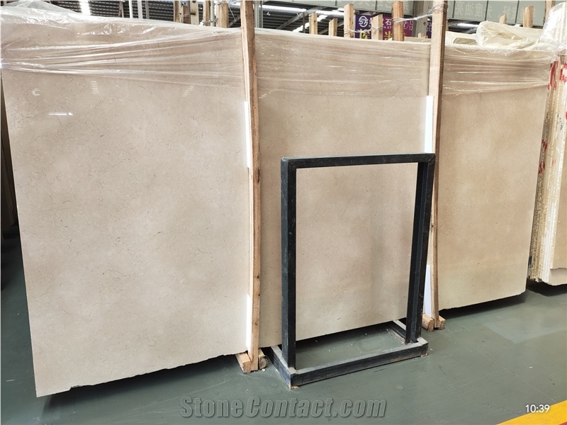 Egypt Sunny Galala Beige Marble Slabs