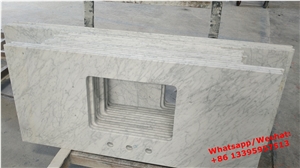 Italy Carrara White Marble Countertops/ Vanity Top