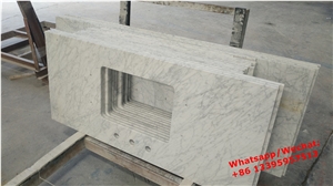 Italy Carrara White Marble Countertops/ Vanity Top