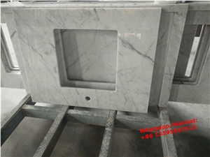 Italy Carrara White Marble Countertops/ Vanity Top