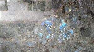 Madagascar Labradorite River Blue Granite Slabs