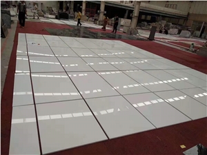 Super White Nano Glass Crystallized Stone Panel
