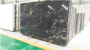Titanium Cosmic Gold Granite Slabs & Tiles
